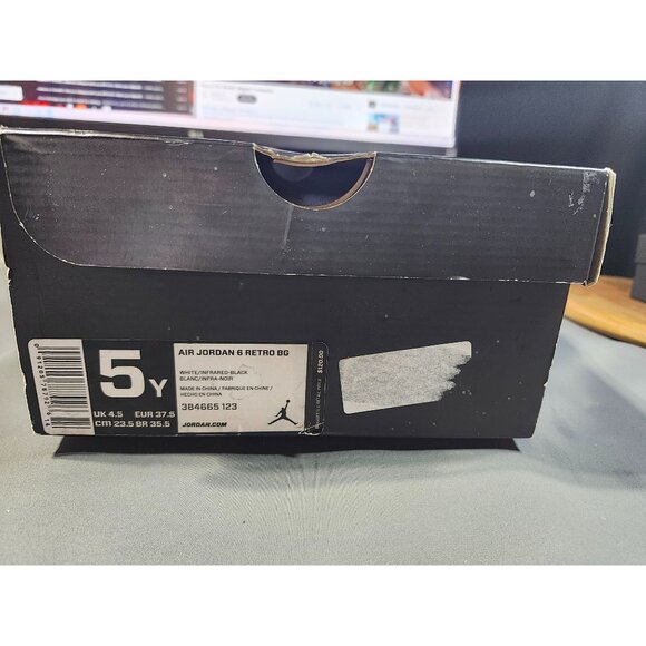 Air Jordan 6 Retro bg size 5Y - Picture 3 of 8